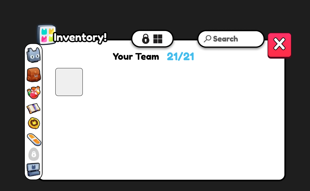 Pet Simulator Inventory